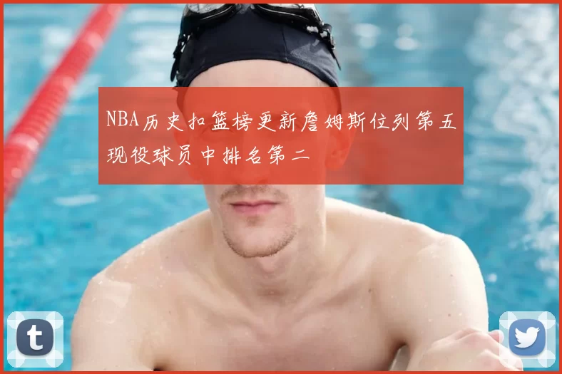 NBA历史扣篮榜更新詹姆斯位列第五现役球员中排名第二